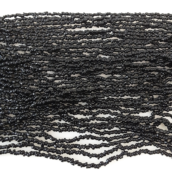 Monies Style Beaded Multi-Strand Macrame 1 Pice India Coin Necklace 20" - Vtg - Picture 6 of 10